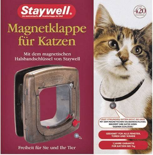 Petsafe Staywell Magnetic 4-Way Locking Deluxe Cat FlapWoodgrain Petsafe Staywell Magnetic 4-Way Locking Deluxe Cat Flap