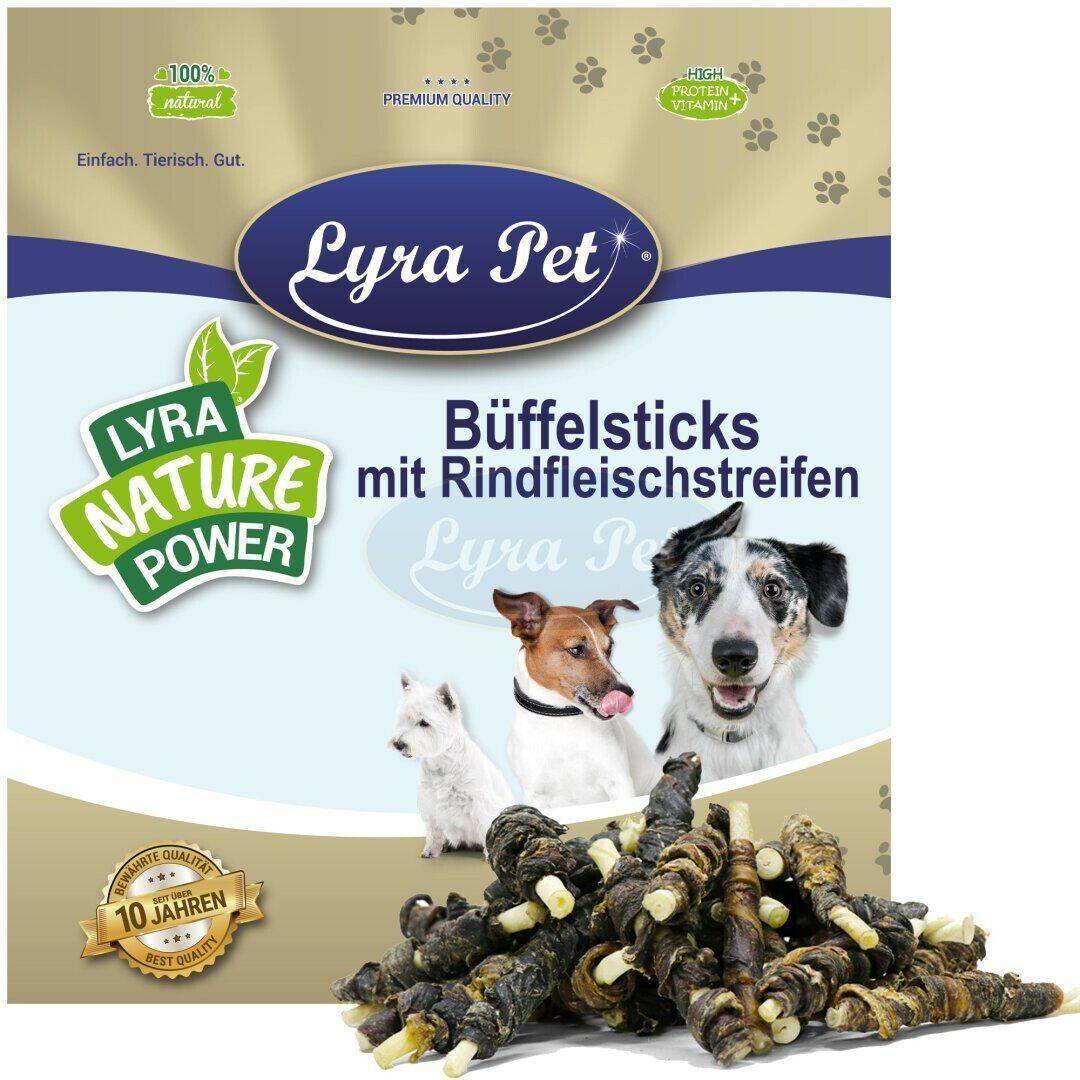 Lyra Pet Büffelsticks mit Rindfleischstreifen (33915)1kg (33915-001) Lyra Pet Büffelsticks mit Rindfleischstreifen (33915)