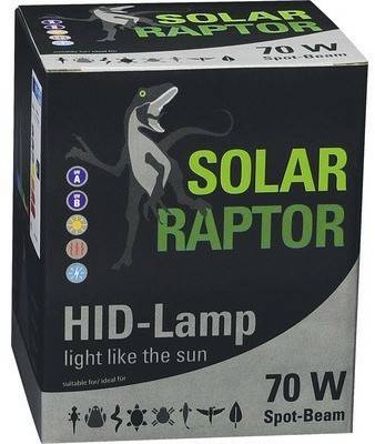 Econlux SolarRaptor HID-Lamp Spot70W Econlux SolarRaptor HID-Lamp Spot