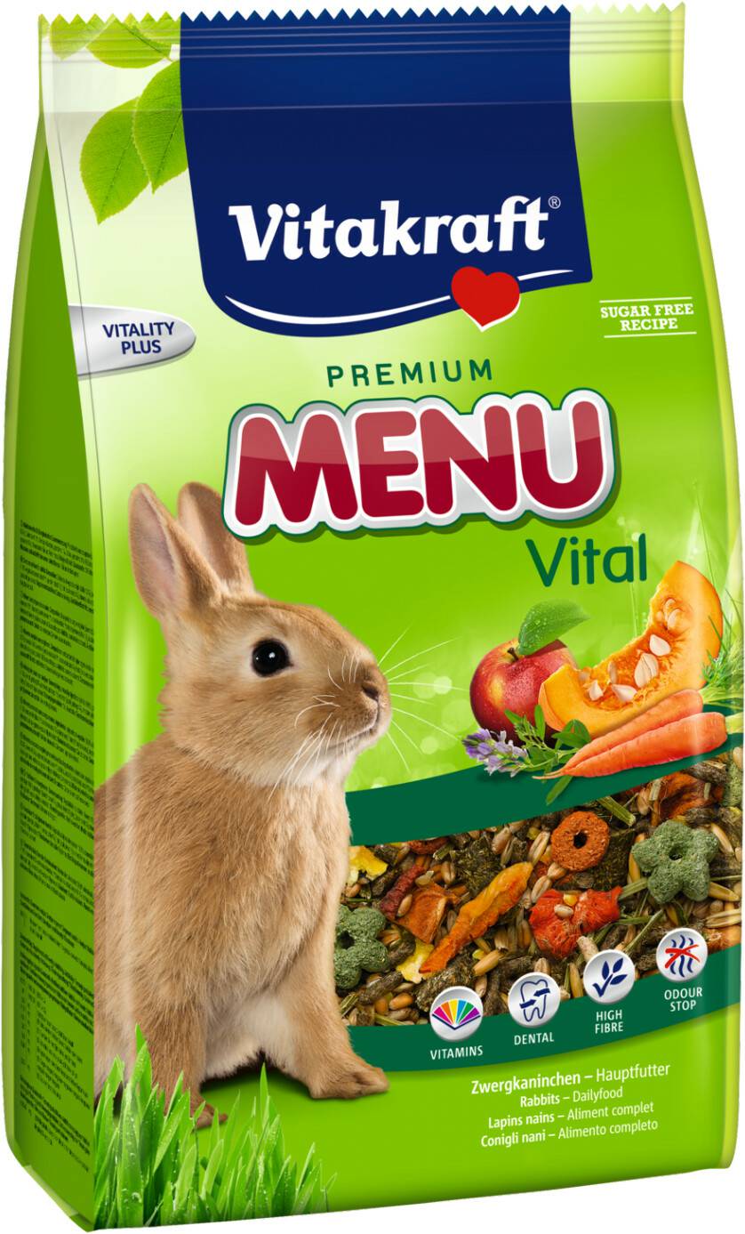 Vitakraft Premium Menü Vital für Zwergkaninchen Vitakraft Premium Menü Vital für Zwergkaninchen500g