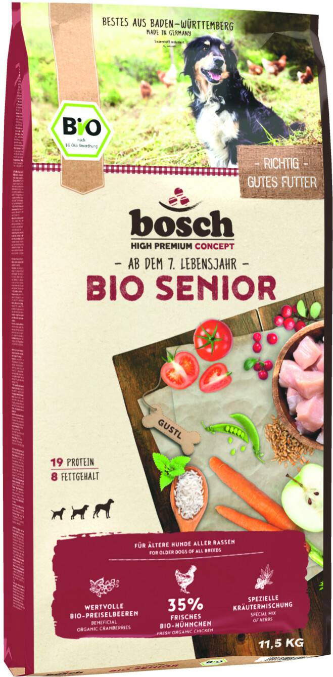 bosch HPC Bio Senior Hühnchen & Preiselbeere11,5kg bosch HPC Bio Senior Hühnchen & Preiselbeere