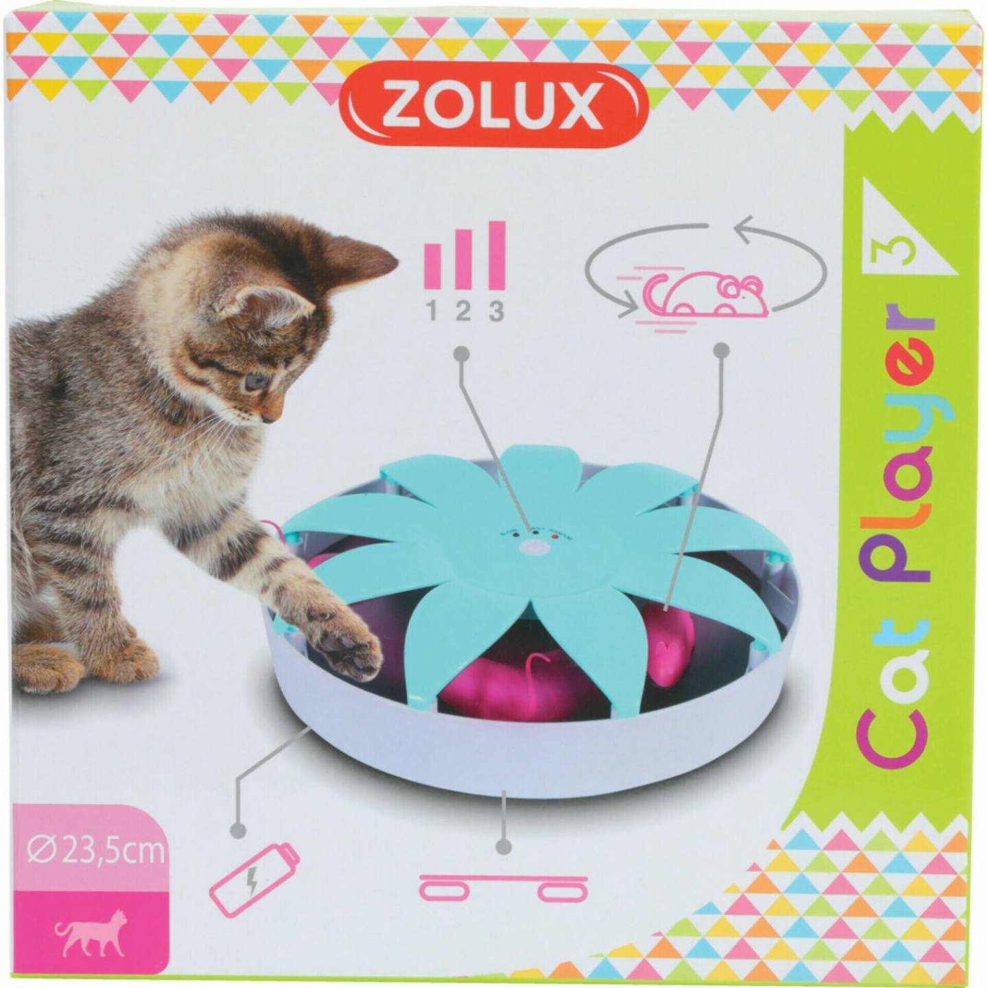 Zolux Cat Player 3 Katzenspielzeuge