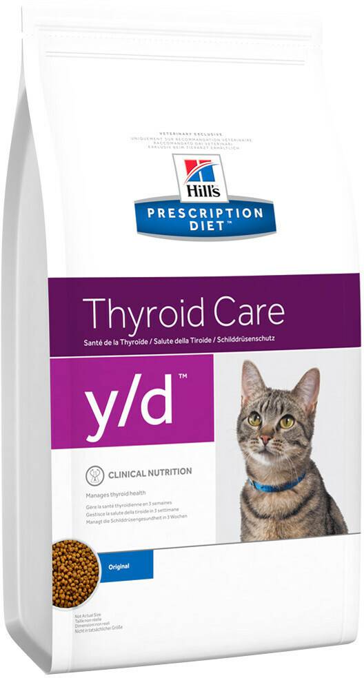 Hill's Prescription Diet Feline Thyroid Care y/d Trockenfutter Hill's Prescription Diet Feline Thyroid Care y/d Trockenfutter1,5kg