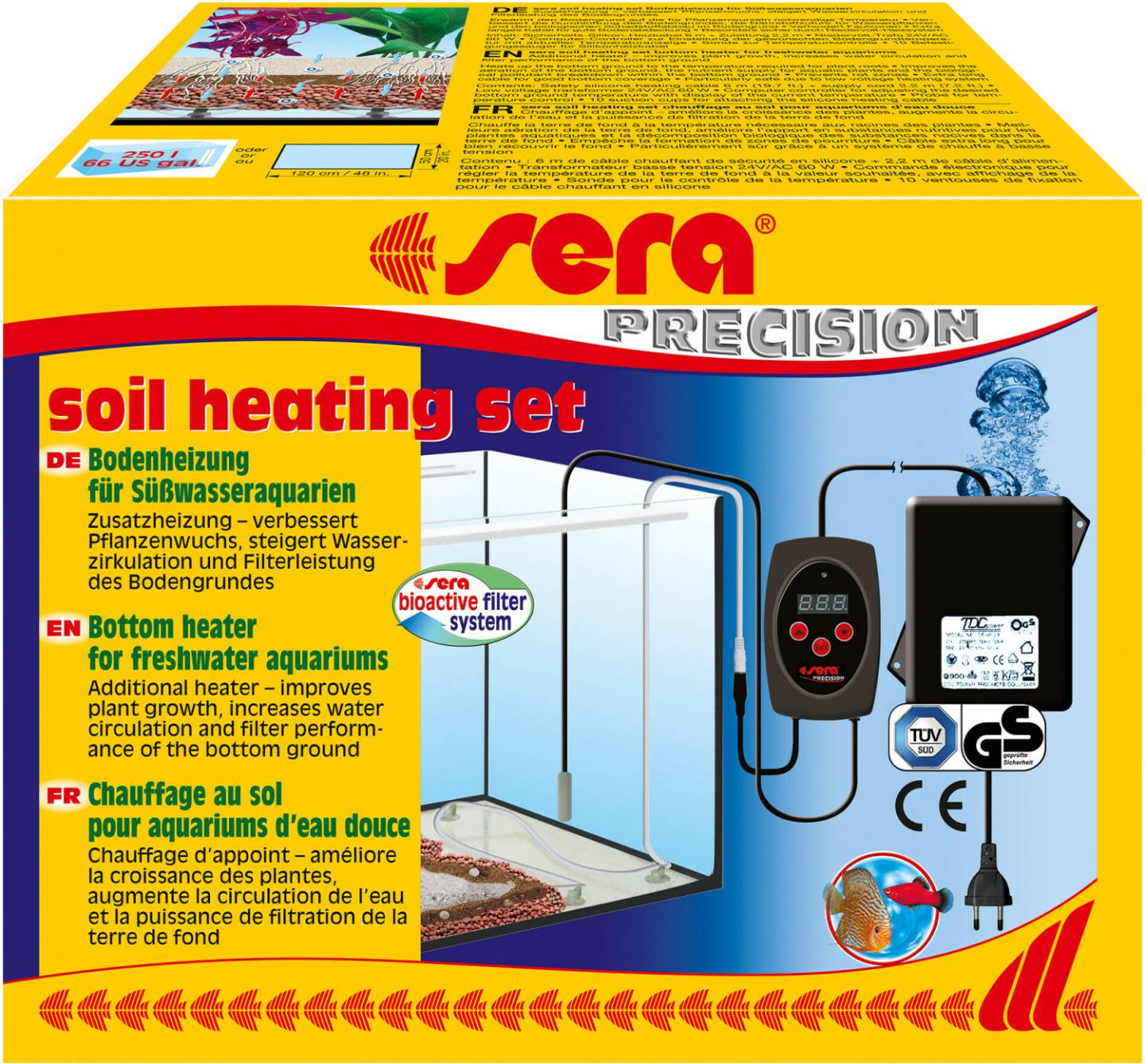 Aquarium-Heizungen sera soil heating set