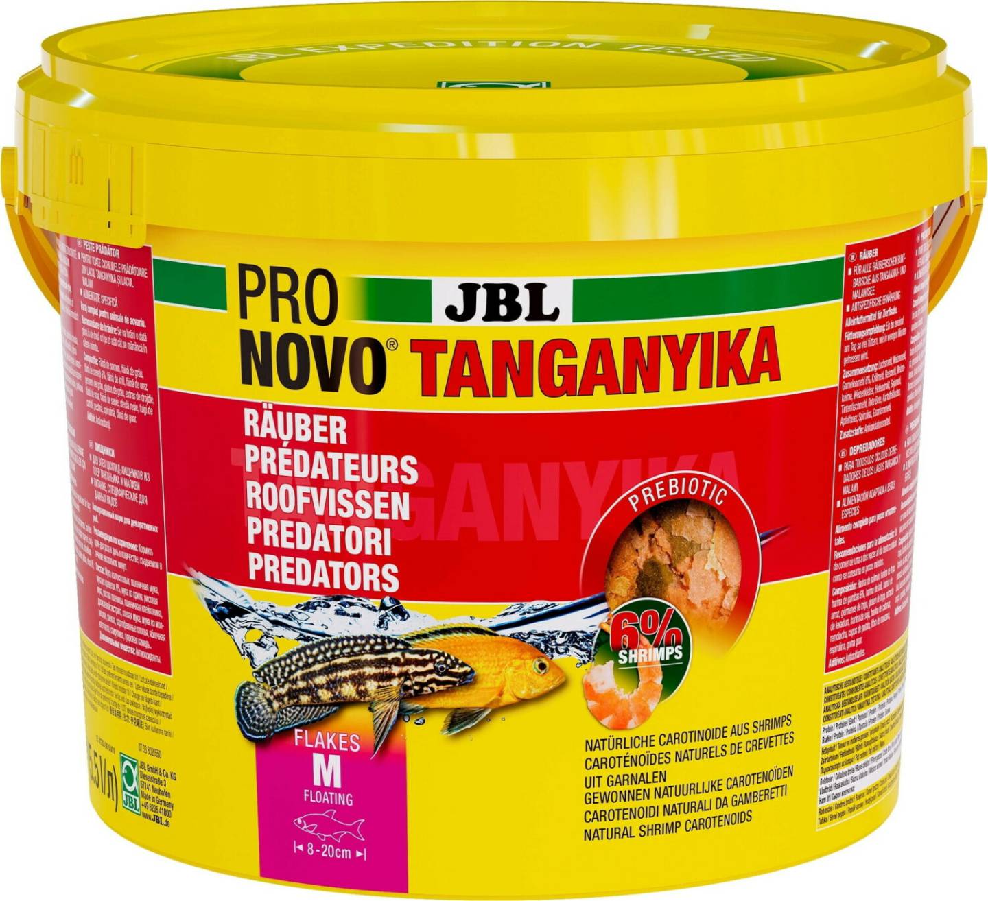 JBL PRONOVO TANGANYIKA FLAKES M5,5L JBL PRONOVO TANGANYIKA FLAKES M